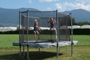 best trampoline with net